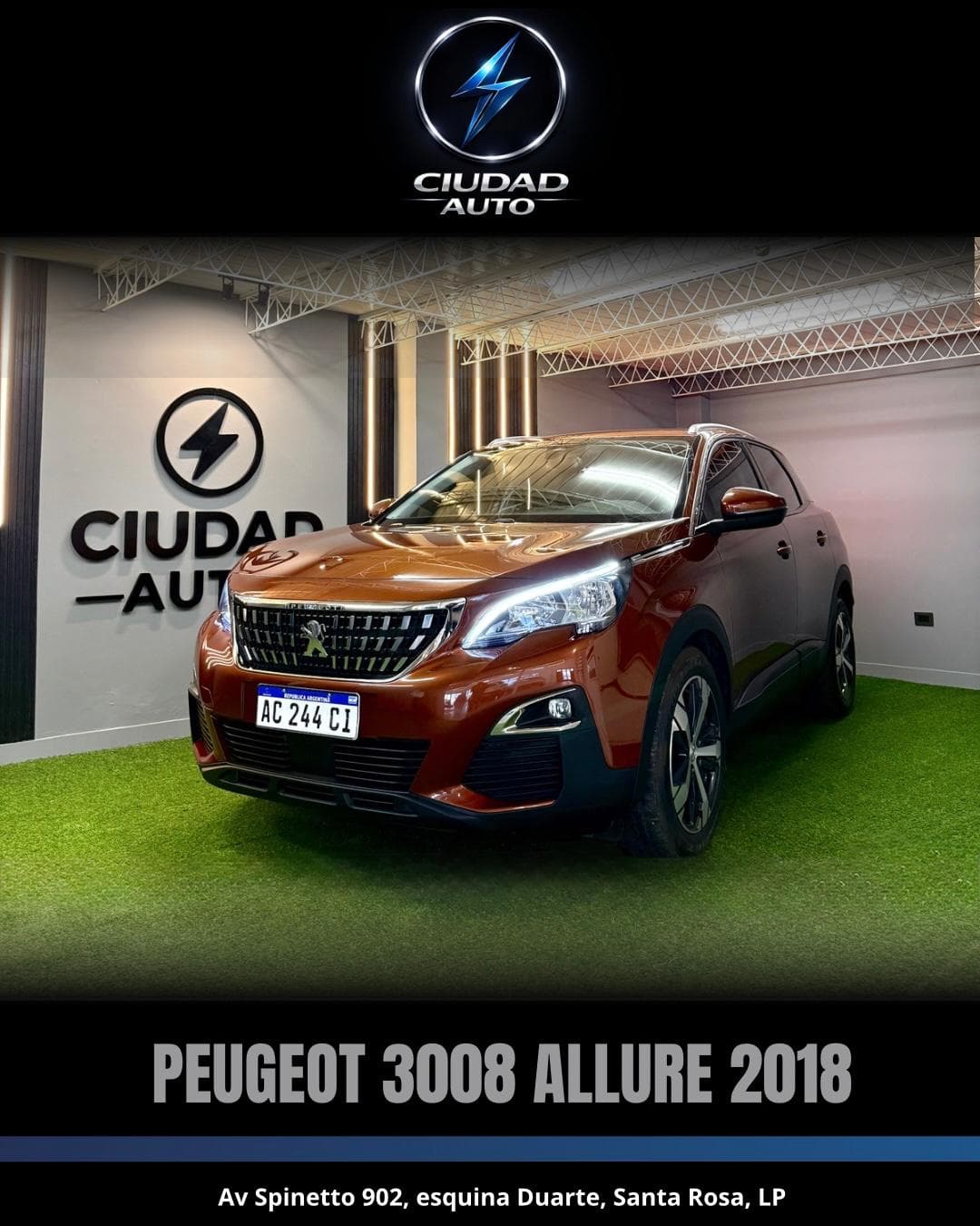 PEUGEOT 3008 ALLURE TRIPTONIC